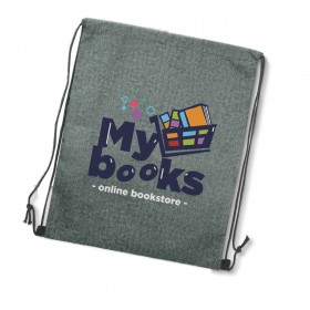 Heather Drawstring Backpacks